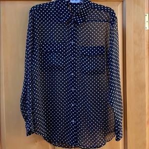 Equipment Sheer Blouse